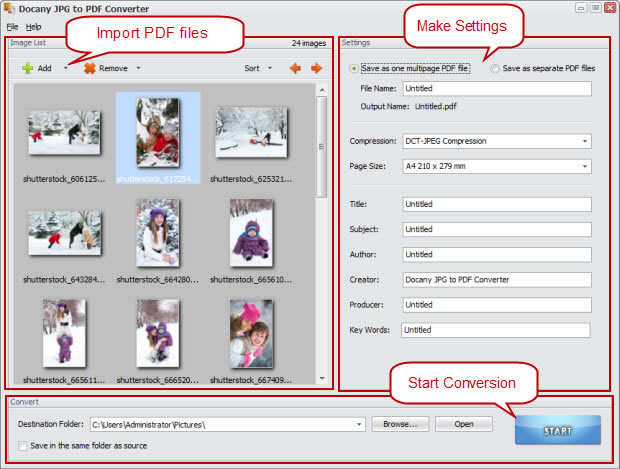 Jpeg to pdf converter